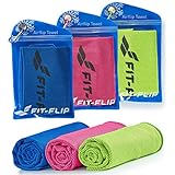 Fit-Flip Kühlhandtuch 3er Set - Cooling Towel und...