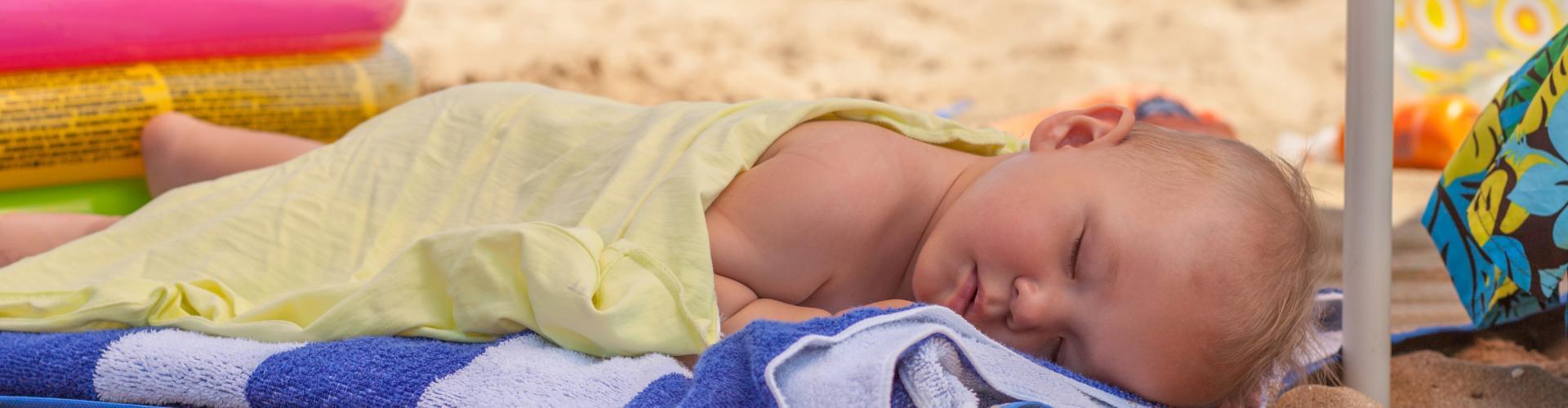 Zu sehen ist Bild 1 zum Beitrag mit dem Thema: Kühlhandtuch für Strand