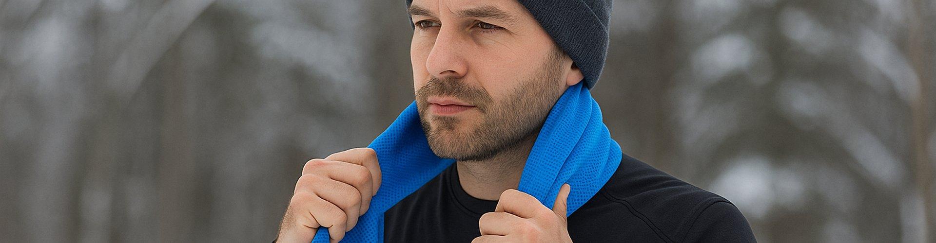 Zu sehen ist Bild 1 zum Beitrag mit dem Thema: Kühlhandtuch im Winter