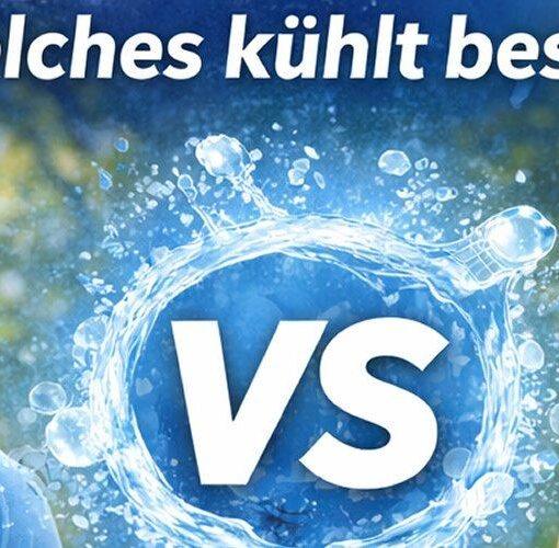 Zu sehen ist Bild 1 zum Beitrag mit dem Thema: Kühlende Shirts vs. Kühlhandtuch
