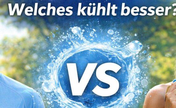 Zu sehen ist Bild 1 zum Beitrag mit dem Thema: Kühlende Shirts vs. Kühlhandtuch