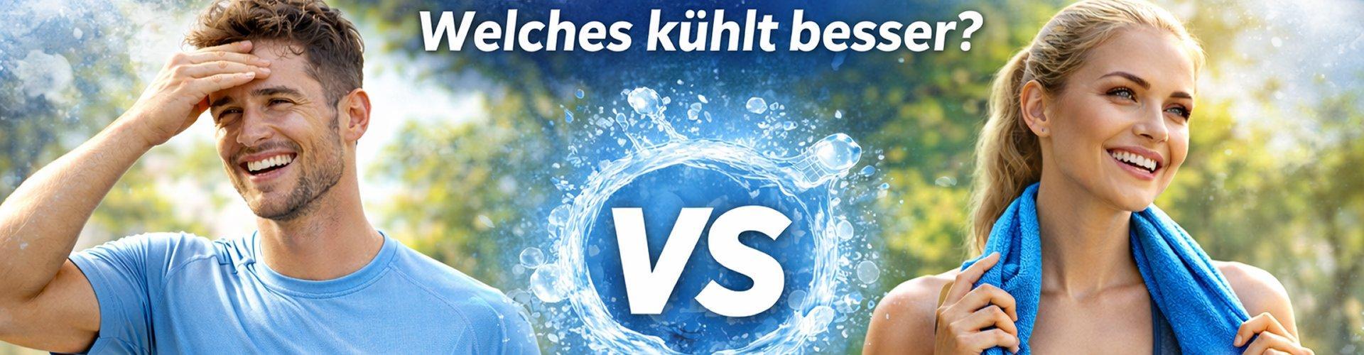 Zu sehen ist Bild 1 zum Beitrag mit dem Thema: Kühlende Shirts vs. Kühlhandtuch