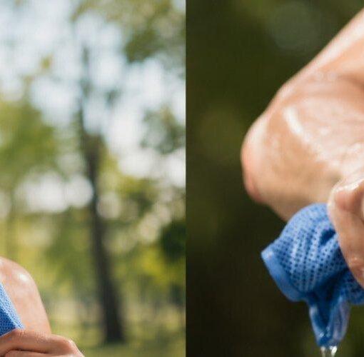 Zu sehen ist Bild 1 zum Beitrag mit dem Thema: Wie lange kühlt ein Kühlhandtuch wirklich?